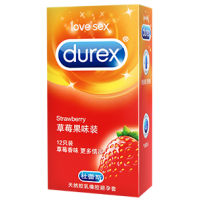 杜蕾斯草莓果味装避孕套（Strawberry）12只装