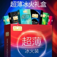 第六感 避孕套72片螺纹果香颗粒超薄超滑安全套男用带刺冰火