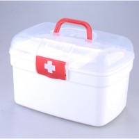 家庭医疗救助箱（包含外科口罩 儿童口罩 消毒湿巾 消毒液 抗病毒药物）