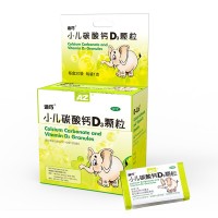 迪巧(D-cal)小儿碳酸钙d3颗粒 1g x 20袋/盒 美国进口 科学补钙