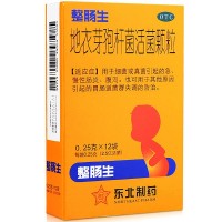 整肠生 地衣芽孢杆菌活菌颗粒 0.25g*12袋  急慢性肠炎腹泻 1盒装