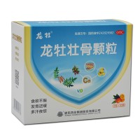健民 龙牡壮骨颗粒3gx30袋   儿童补钙冲剂维生素D虚汗龙牧发育迟缓挑食（1盒）