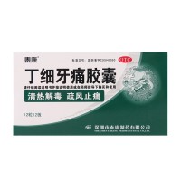 泰康 丁细牙痛胶囊 24粒x1盒  丁细牙疼胶囊牙疼牙龈肿胀急性牙髓炎
